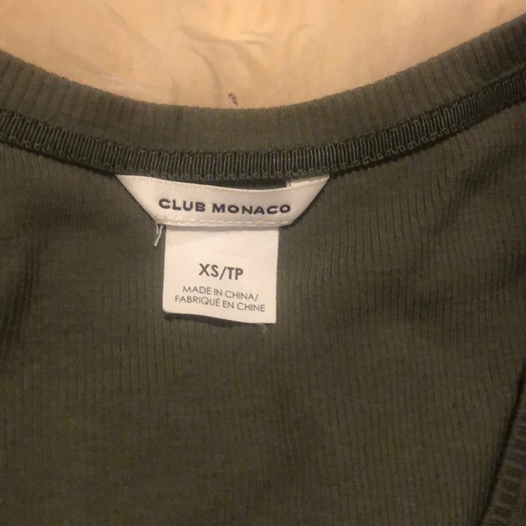 Club Monaco XS Ribbed Tank Top - Picture 2 of 3